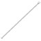 18ct White Gold 3.00ct Rub-over Natural Diamond Line Bracelet