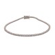 18ct White Gold 1.03ct Claw Set Tennis Bracelet