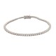 18ct White Gold 2.00ct Claw Set Natural Diamond Line Bracelet