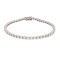 18ct White Gold 4.00ct Claw Set Natural Diamond Line Bracelet