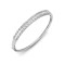 18ct White Gold Natural Diamond Bangle