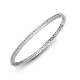 18ct White Gold Natural Diamond Bangle