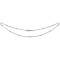 18ct White Gold Natural Diamond Chain