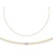 18ct White And Yellow Gold Natural Diamond Chain