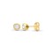 18ct Yellow Gold 10pts Rub over earrings