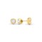18ct Yellow Gold 20pts Rub over earrings