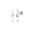 18ct White gold 12pt Natural Diamond drop stud earrings.