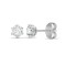18ct White Gold 75pt 6 Claw Natural Diamond Soli Stud Earrings