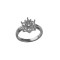 18ct White Gold 1.25ct Natural Diamond 7 Stone Cluster Ring Mount