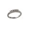 18ct White 0.25ct Natural Diamond 5 stone Ring Mount