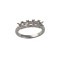 18ct White 1.00ct Natural Diamond 5 stone Ring Mount