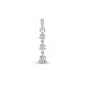 18ct White Gold Natural Diamond Pendant