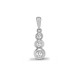 18ct White Gold Natural Diamond Pendant