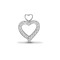 18ct White Gold Natural Diamond Pendant