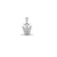 18ct White Gold Natural Diamond Pendant