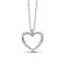 18ct White gold 15pt Natural Diamond pendant - 16" Chain included
