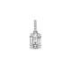 18ct White Gold Natural Diamond Pendant