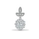 18ct White 0.35ct Natural Diamond Pendant