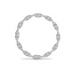 18ct White 0.38ct Natural Diamond Circle Pendant