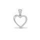 18ct White 0.06ct Natural Diamond Pendant