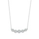18ct White 0.75ct Natural Diamond Pendant - 18" Chain included