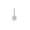18ct White 0.47ct Natural Diamond Pendant