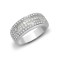 18ct White Gold Natural Diamond Ring