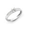 18ct White Gold 0.28ct Natural Diamond Ring. Fits 0.25ct