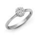 18ct White Gold Natural Diamond Ring