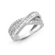 18ct White 1.14ct Round & Baguette Natural Diamond Ring