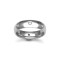 18ct Gold White Natural Diamond Rubover set Wedding Ring