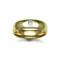 18ct Gold Yellow Natural Diamond Rubover set Wedding Ring