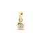 9ct Yellow 15pts Rub over Pendant