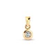 9ct Yellow 15pts Rub over Pendant