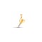 9ct White Gold Natural Diamond Dart Pendant