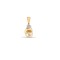 9ct Yellow Gold Natural Diamond Boxing Glove Pendant