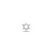 9ct White Gold Natural Diamond Star Of David Pendant
