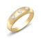 9ct Yellow Gold Natural Diamond 3 Stone Trilogy Ring