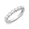 9ct White Gold Natural Diamond Ring