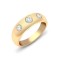 9ct Yellow Gold Natural Diamond Ring