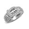 9ct White Gold Natural Diamond Ring