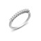9ct White Gold Natural Diamond Ring