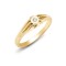 9ct Yellow Gold Gents Natural Diamond Ring