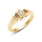 9ct Yellow Gold Gents Natural Diamond Ring