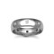 9ct Gold White Natural Diamond Rubover set Wedding Ring