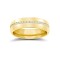 9ct Yellow Gold RBC Court Natural Diamond Wedding Band Fully Set - 5mm - 50pts