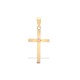 9ct Yellow Gold Natural Diamond Cross