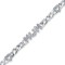 925 Silver CZ Set Heart Mum Bracelet