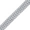 925 Silver CZ Set Watch Bracelet