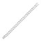 925 Silver Cast Lizard and Plain Curb Bracelet